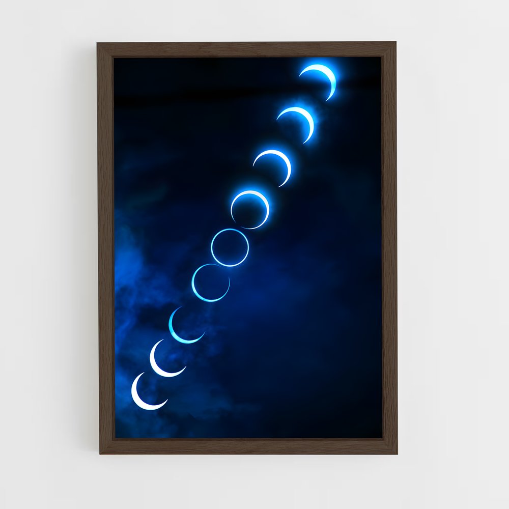 Poster Éclipse Saphir – affiche Univers (vue 5)